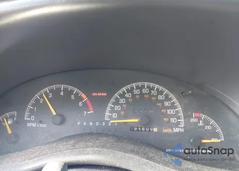 2000 Pontiac Grand Prix Gtp from USA, damaged, VIN 1G2WR5219YF289427